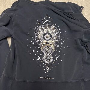 Spiritual Gangster Gray Hoodie with Celestial Graphic